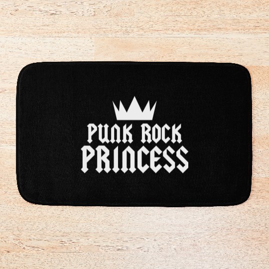 Punk Rock Crown Princess Bath Mats