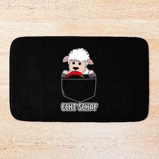 Sheep North German Lamb Shepherd Bath Mats