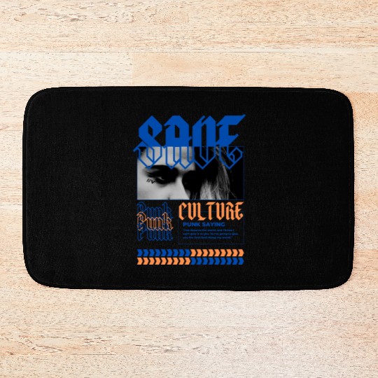 Save Punk Culture streetwear Bath Mats
