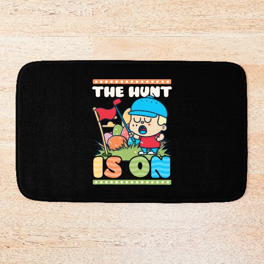 Golf Easter Hunt Is On Bath Mats
