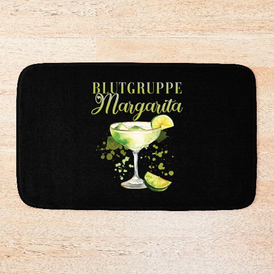 Blutgruppe Margarita Tequila Stag Party Bath Mats