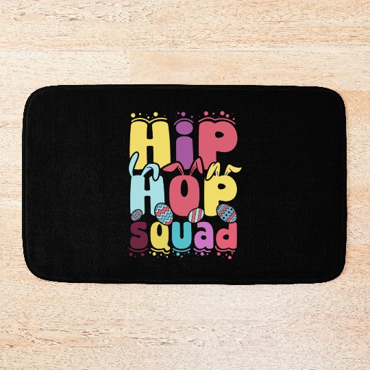 Easter Hip Hop squad Easter Day Bath Mats
