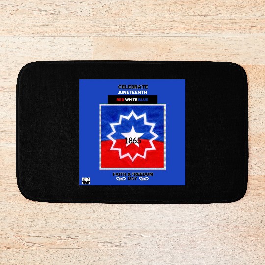 Celebrate Juneteenth: The Red White & Blue Bath Mats