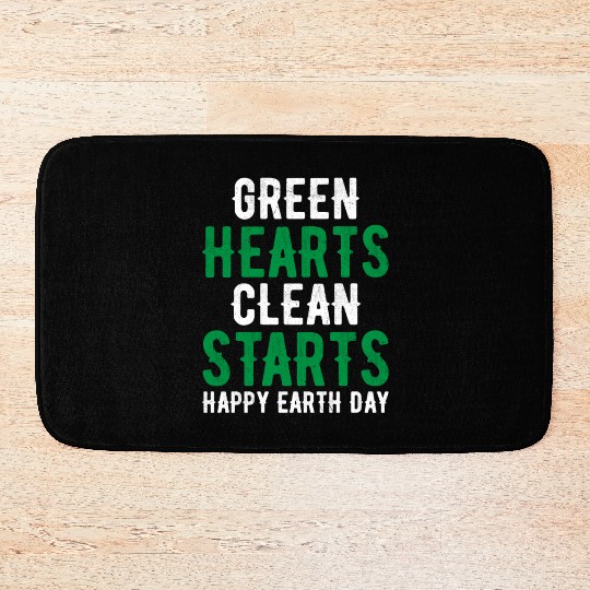 Clean Start Earth Day Bath Mats