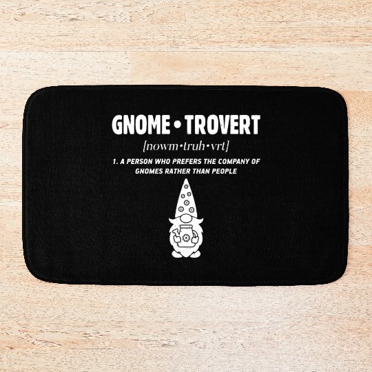 Garden Gnome Lover Gnomes Bath Mats