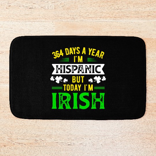 Irish Mexican Ireland and Mexico Hispanic irish Bath Mats