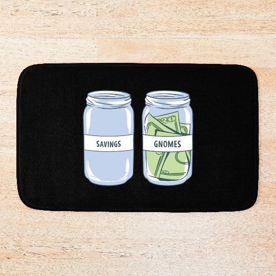 Garden Gnome Saving Gnomes Bath Mats