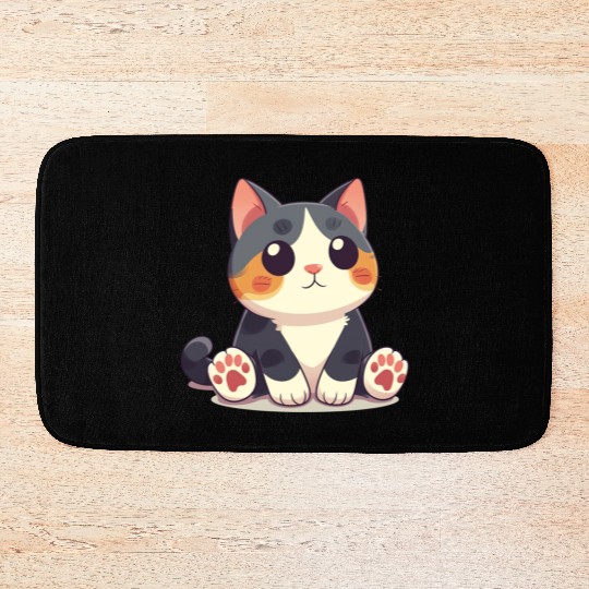 Super Cute Kawaii Cat Bath Mats
