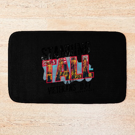 Vietnam Veterans Day: 'Standing Tall' Bath Mats Design