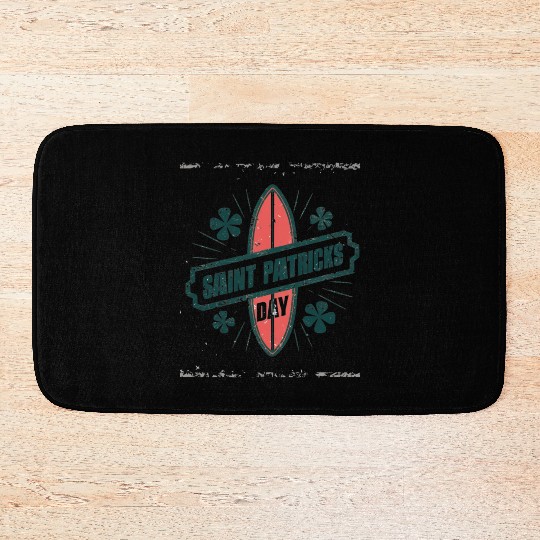 St Patricks Day Bath Mats Women - Funny St Patrick's D