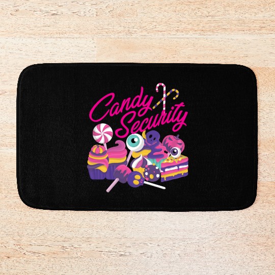 Candy Security Mom Dad Matching Birthday Costume Bath Mats