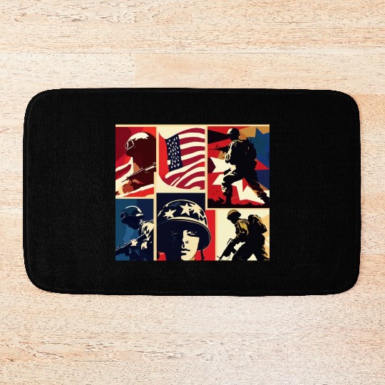 Memorial Day 6 Bath Mats