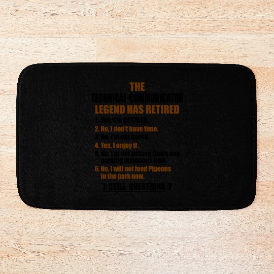 Retirement gift idea Retired Bath Mats