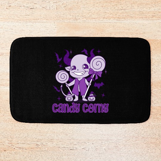 Candy Corny Cute Ghost Bath Mats
