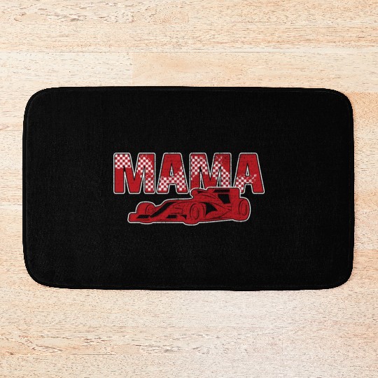 Racing Birthday Matching Family Race Car Pit Crew Bath Mats