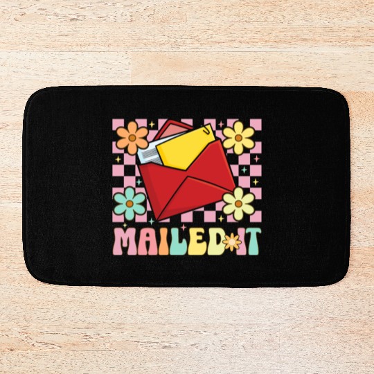 Mailed It Postal Service Postal Worker Postman Bath Mats