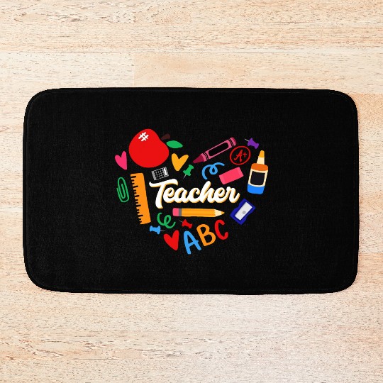 School Teacher, Teacher Appreciation Bath Mats
