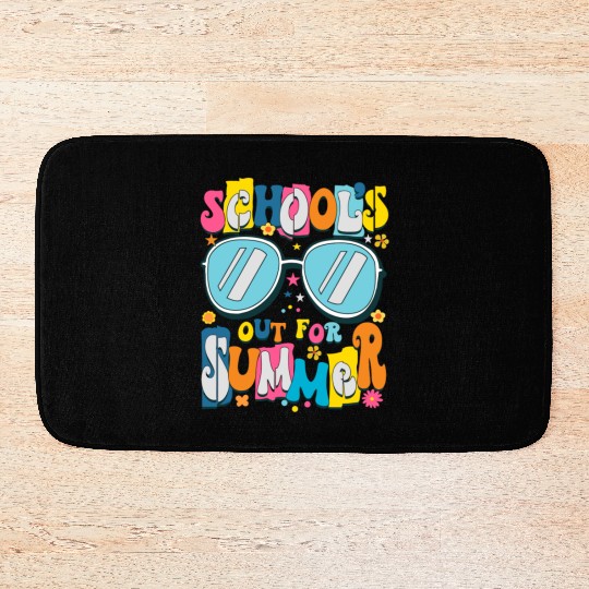 School's Out For Summer Teacher Life Bath Mats