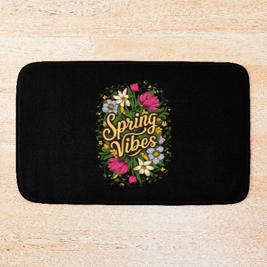 Spring Vibes Bath Mats