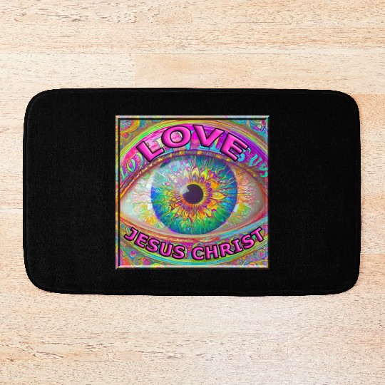Eye (I) Love JESUS CHRIST Bath Mats
