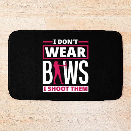 Archery Women Girls Bath Mats