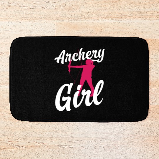 Archery Bowhunter Women Bath Mats
