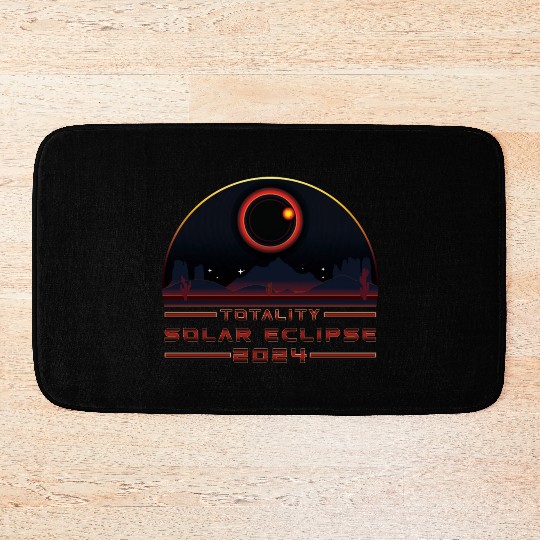 Totality Solar Eclipse 2024 - Science Bath Mats