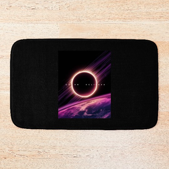 Solar Eclipse 2024 Naturally Phenomenal Bath Mats