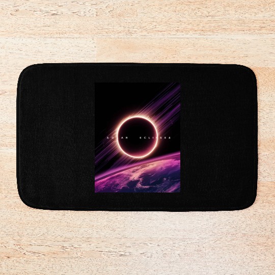 Solar Eclipse 2024 Naturally Phenomenal Bath Mats