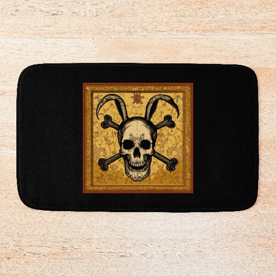 bunny skull and crossbones❤ D83D DC95 D83C DF39 D83D DC95 D83D DC95 D83C DF39 D83C DF39❤ D83C DF39 D83D DC95 D83D DC95 Bath Mats