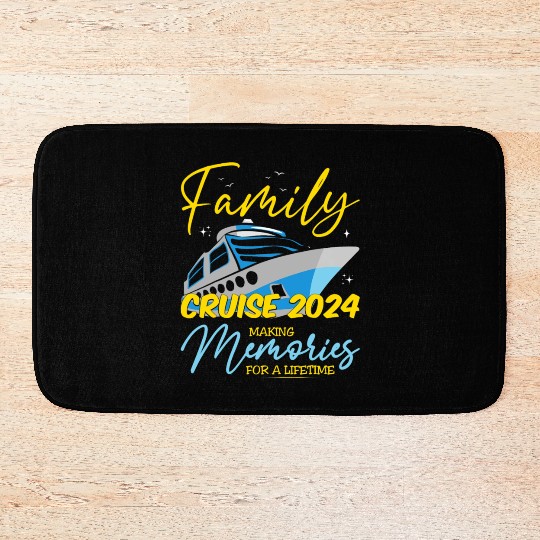 Family Cruise 2024 Sailing Cruising Vacation 2024 Bath Mats