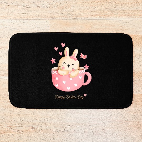 Happy Easter Day Bath Mats