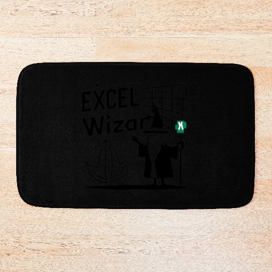 excel wizad funny accountant, bookkeeper and audit Bath Mats
