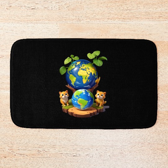 Earth Day Bath Mats