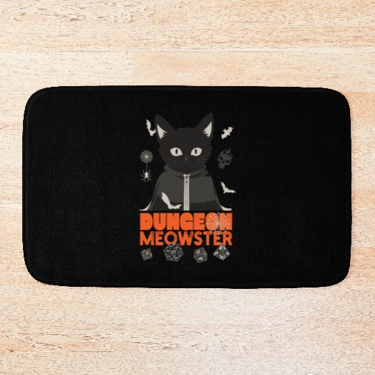Dungeon Meowster Bath Mats