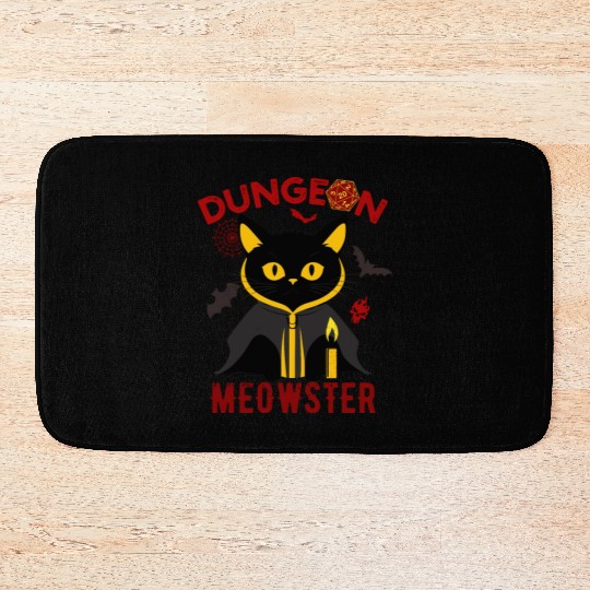 Dungeon Meowster Bath Mats
