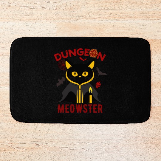 Dungeon Meowster Bath Mats