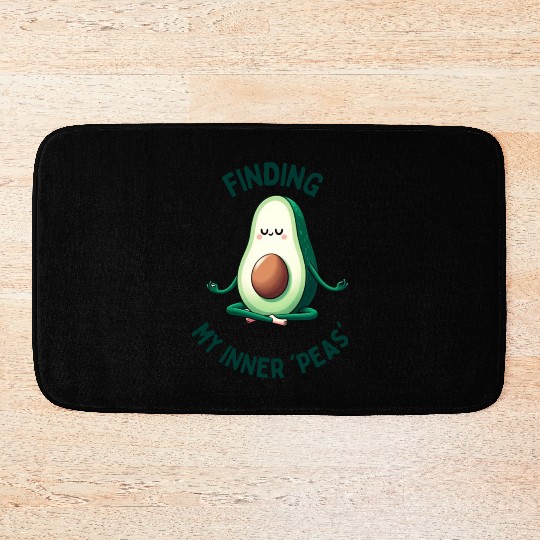 Avocado Yoga - Finding My Inner 'Peas' Bath Mats