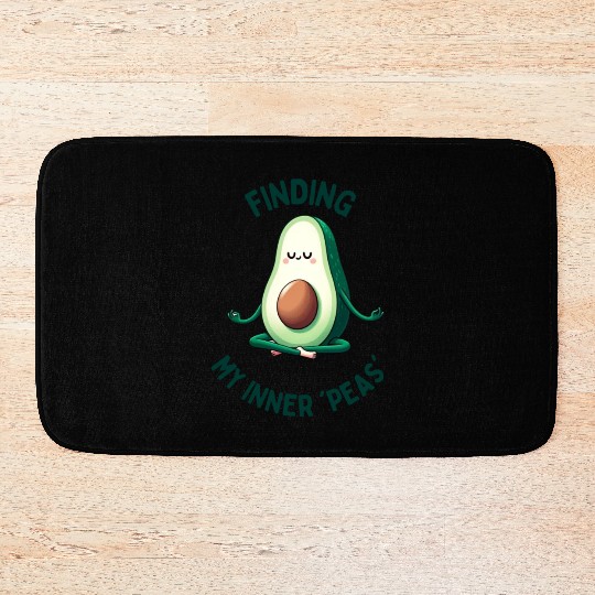 Avocado Yoga - Finding My Inner 'Peas' Bath Mats
