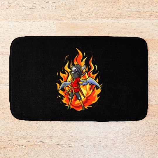 The Knight Scary Grim Bath Mats