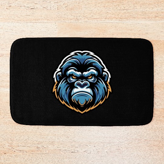 Mascot Gorilla Head Bath Mats