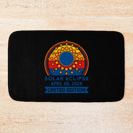 Limited Edition Solar Eclipse Total Eclipse April Bath Mats