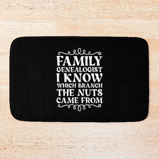 Family Genealogist Ancestry Lineage Genealogy Bath Mats