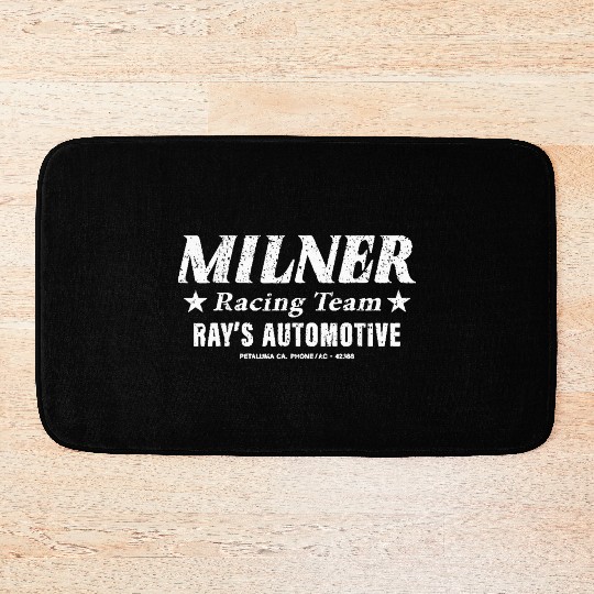 Vintage Milner Racing Team 1964 Bath Mats