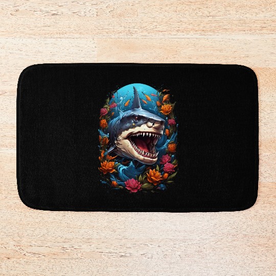great shark Bath Mats