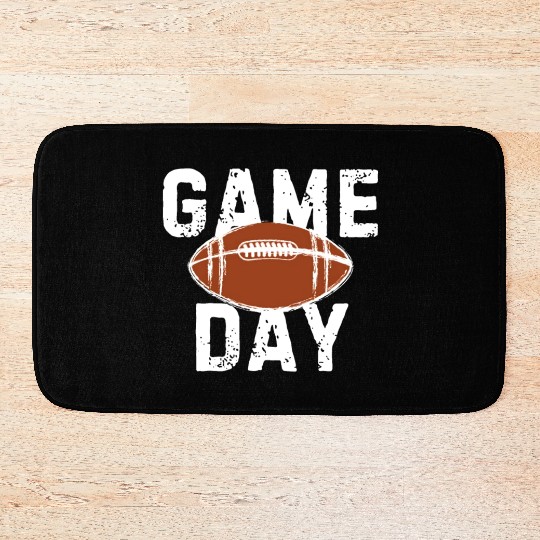 Game Day Football Bath Mats