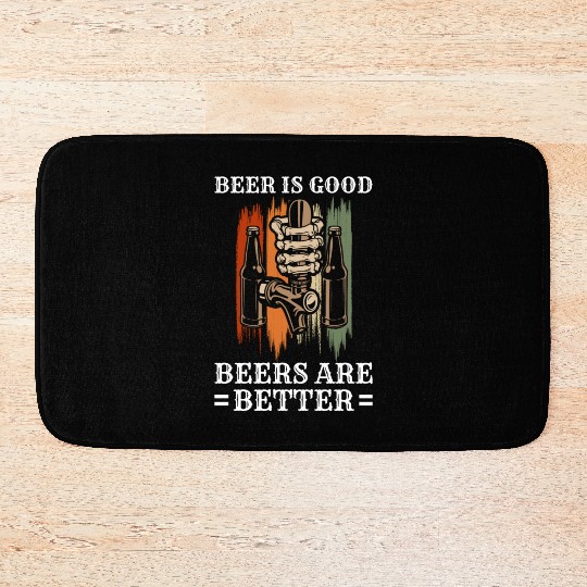 Drinking Alcohol Drunk Fun Bath Mats
