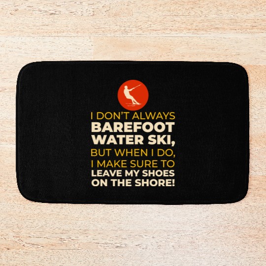 Barefoot Water Skiing Extreme Sports Barefooting Bath Mats