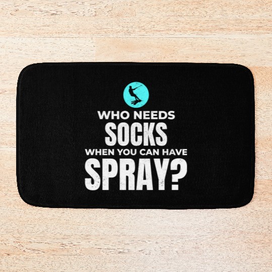 Barefoot Water Skiing Extreme Sports Barefooting Bath Mats