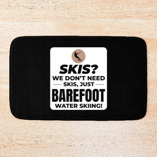 Barefoot Water Skiing Extreme Sports Barefooting Bath Mats